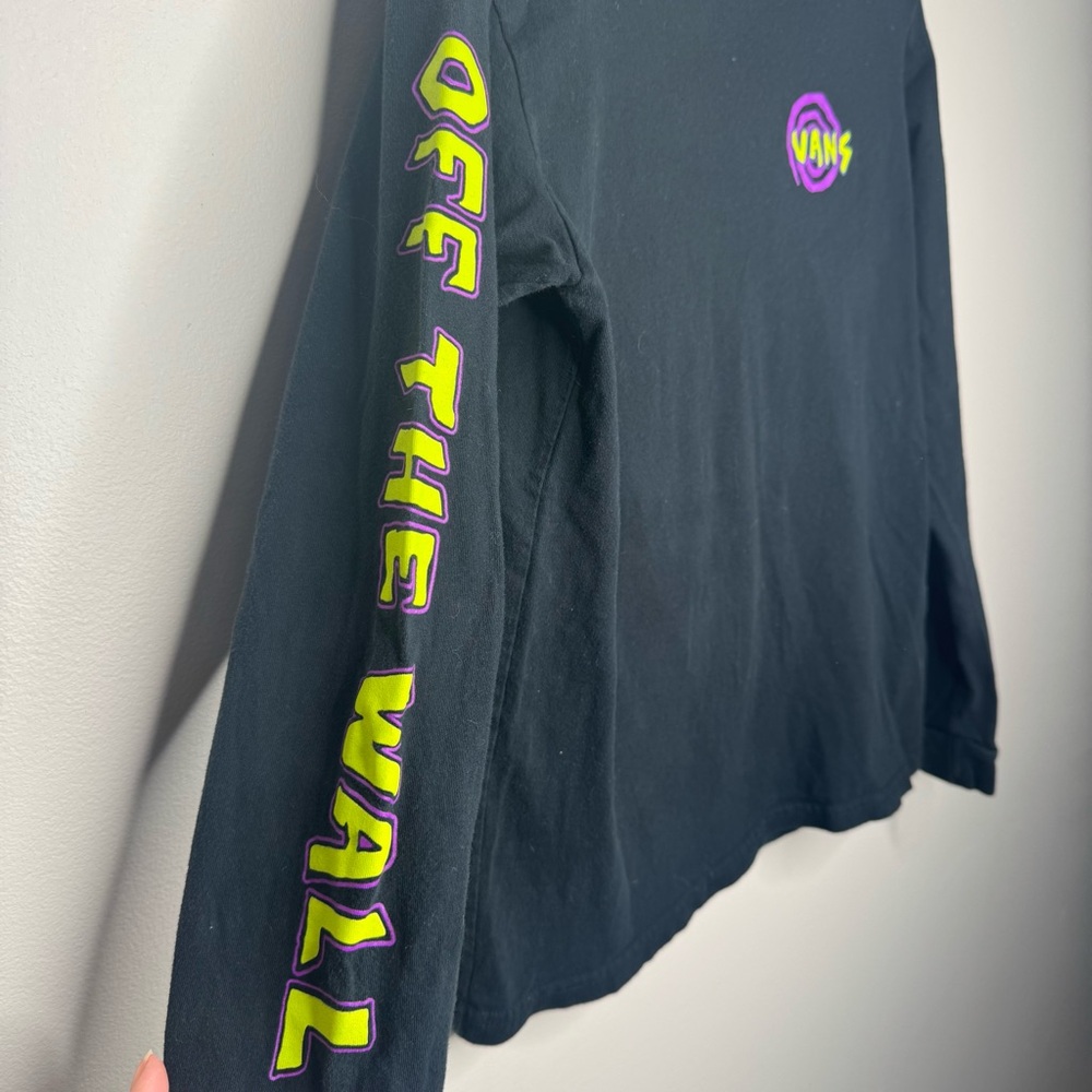 Vans Nightmare Before Christmas Oogie Boogie Glow Long Sleeve Tshirt Boys M - Picture 2 of 6